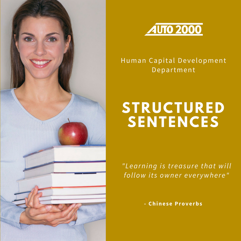 06 Structured Sentences