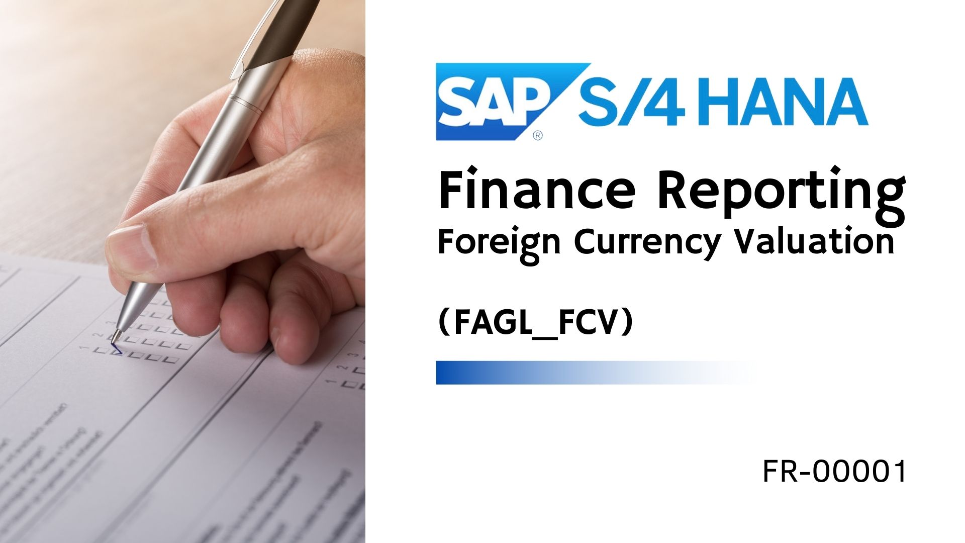 Finance Reporting - Foreign Currency Valuation (FAGL_FCV)